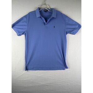 Polo Ralph Lauren Mens XL Blue Short Sleeve Cotton Pique‎ Polo Shirt Pony Logo